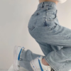 High-Waisted Sim Fit Jeans for Women - Image 4