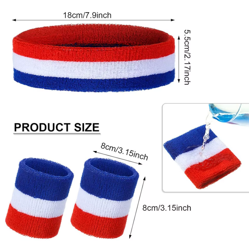 Sports Sweatbands – Headband & Wristbands for Basketball - Image 3