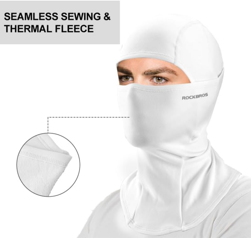 Polar Fleece Motorcycle Balaclava - Windproof & Breathable, Thermal Face Mask for Cycling, Skiing, Running, and Snowboarding (9 Colors) - Image 2