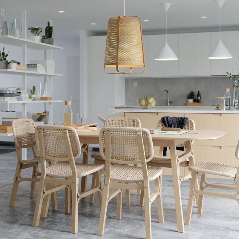 IKEA VOXLÖV Chair, Light Bamboo - Image 2