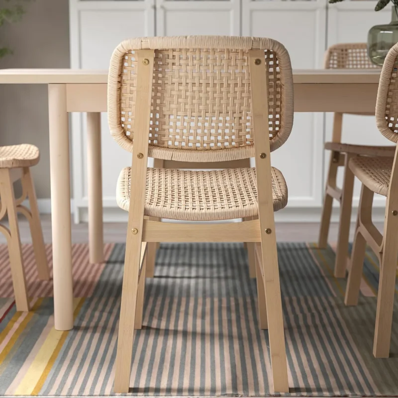 IKEA VOXLÖV Chair, Light Bamboo - Image 3