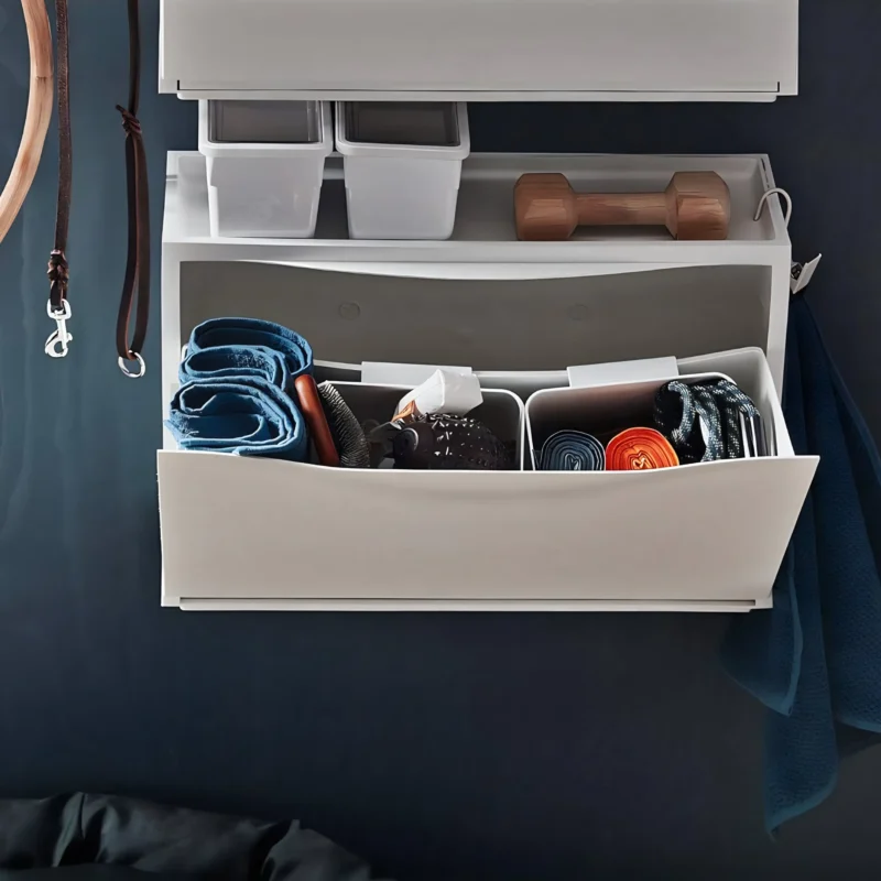 IKEA TRONES Shoe Cabinet – White - Image 2