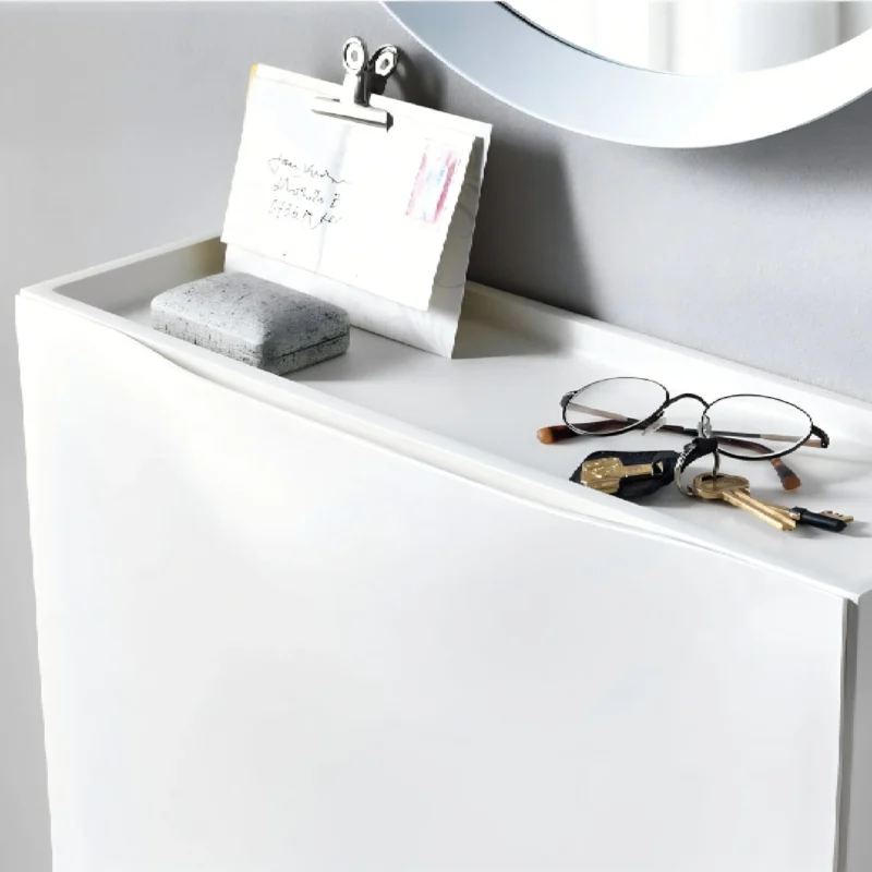 IKEA TRONES Shoe Cabinet – White - Image 3