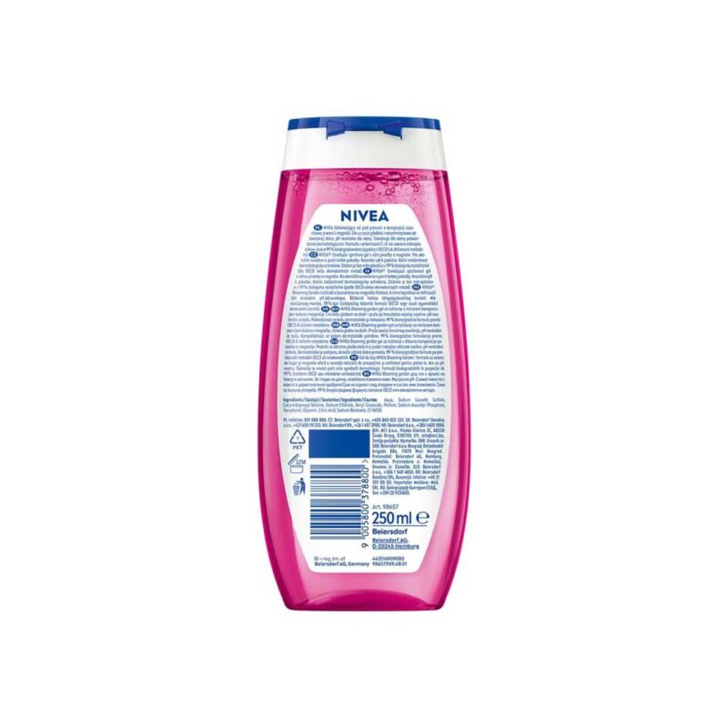 NIVEA Blooming Garden Shower Gel 250 ml - Image 2
