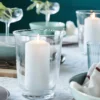 IKEA Glass Vase – Transparent, 18 cm - Image 3