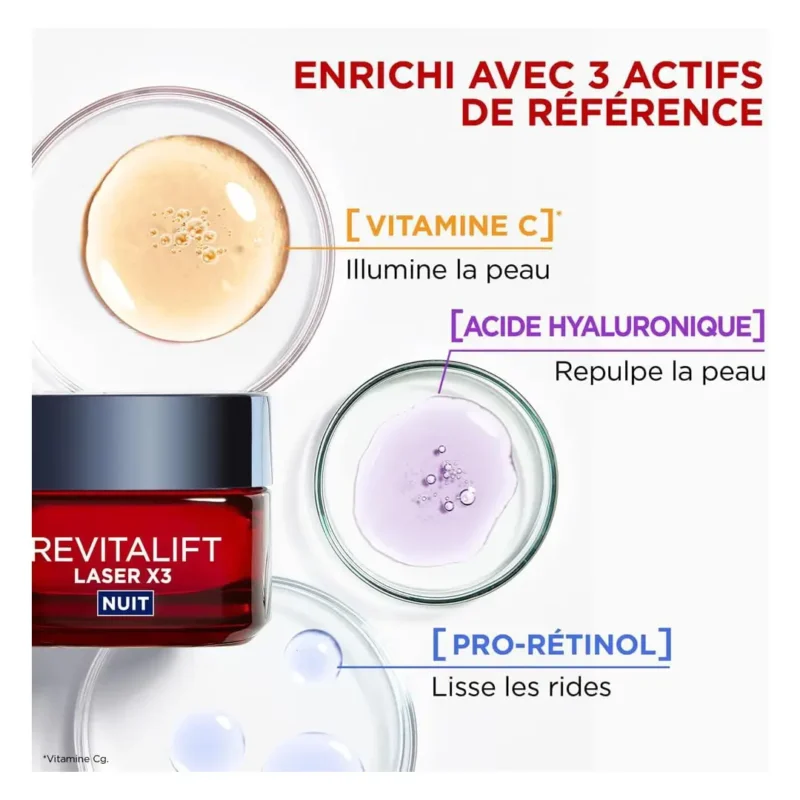 L'Oréal Paris - Crème Masque Nuit Triple Action Anti-Âge - Image 4