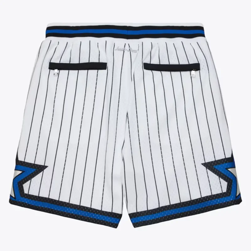 Men's M&N x Just Don White Orlando Magic Swingman Fashion Shorts - Image 2