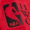 Men's Black/Red Chicago Bulls Hardwood Classics Team Origins Satin Full-Snap Jacket - Image 3