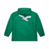 Men's Kelly Green Philadelphia Eagles Vintage Coaches Full-Snap Hooded Windbreaker Jacket - Image 4