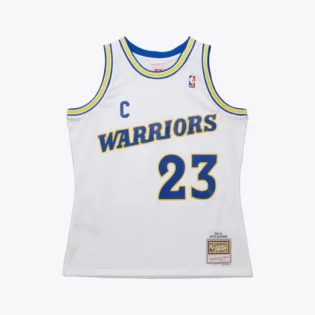 Men's Mitch Richmond White Golden State Warriors 1990/91 Swingman Jersey
