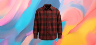 The25x Red & Black Oversized Lumberjack Shirt
