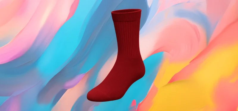The25x Red Premium Crew Socks - Image 4