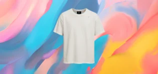 The25x White Distressed Oversized Tee