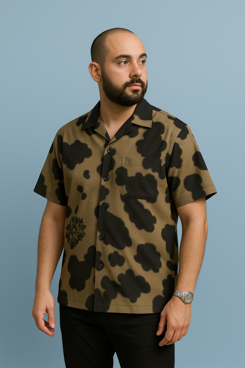 The 25X Brown Floral Shirt - Image 6