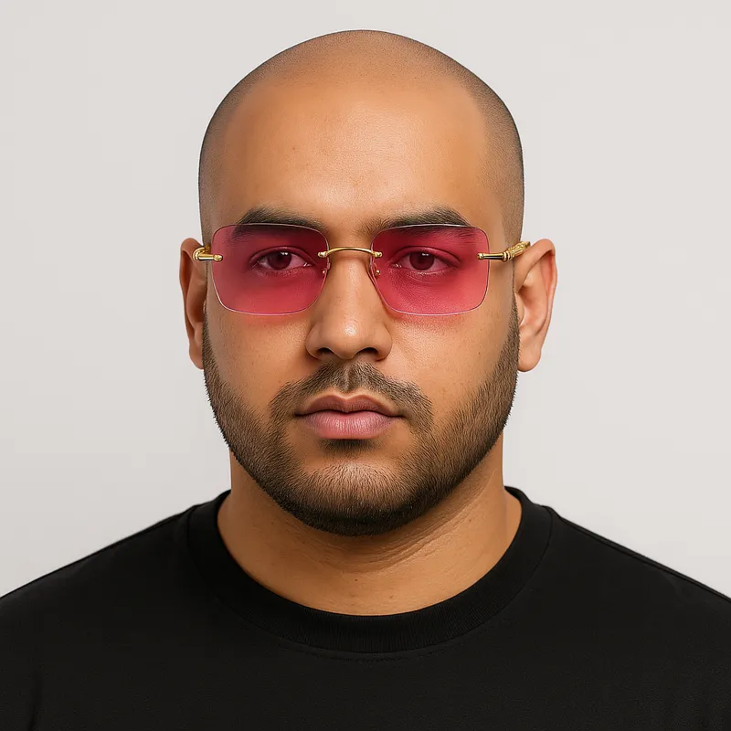 The 25x Rimless Sunglasses