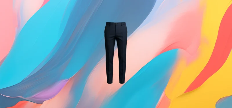 The 25x Slim Tailored Wool Trousers - Navy