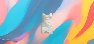 The 25X Draped Satin Cowl Mini Dress