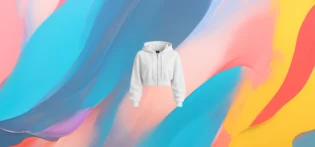 The 25X Essential Zip Crop Hoodie