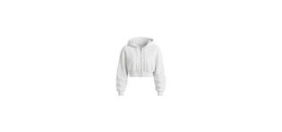 The 25X Essential Zip Crop Hoodie