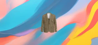 The 25X Heritage Check Wool Blazer
