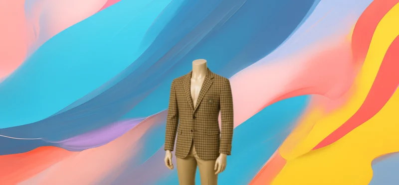 The 25X Heritage Check Wool Blazer - Image 4