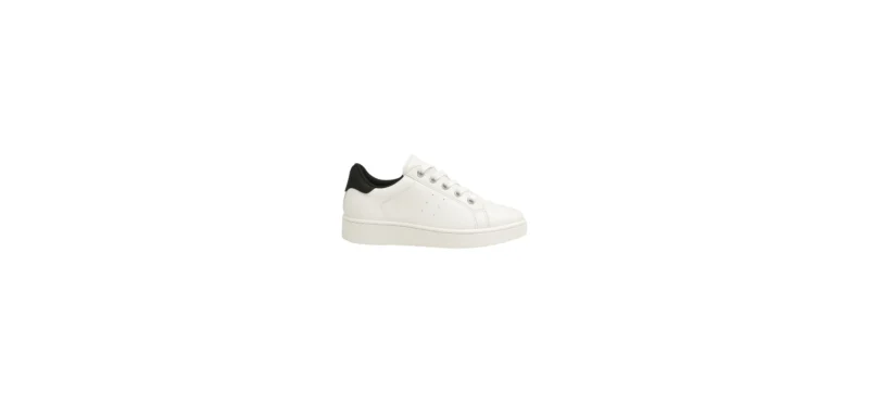 The 25X Ivory Leather Court Sneaker - Image 4