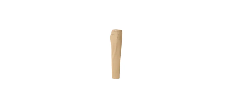 The 25X Men’s Classic Pleated Beige Chino Pants - Image 3