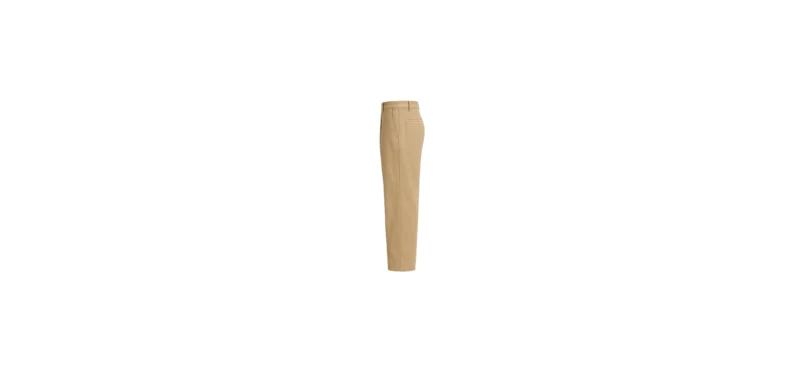 The 25X Men’s Classic Pleated Beige Chino Pants - Image 4