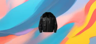 The 25X Midnight Shearling Aviator Jacket