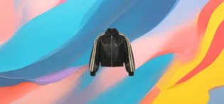 The 25X Midnight Stripe Leather Bomber