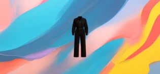 The 25X Noir Zip‑Front Jumpsuit