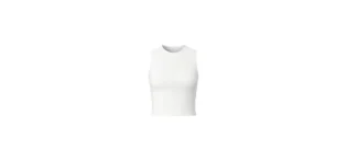 The 25X PureCurve White Crop Tank