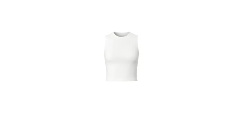 The 25X PureCurve White Crop Tank
