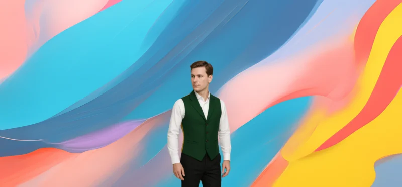 The 25X Regent Contrast Waistcoat - Image 4