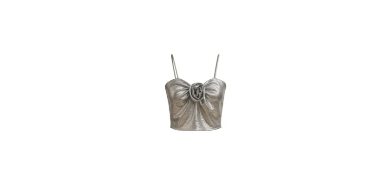 The 25X Silver Rosette Cami