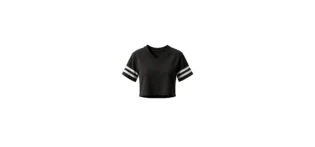 The 25X StrideLine V-Neck Crop Tee