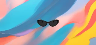 The 25x  women's black sunglasses