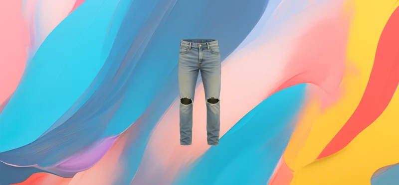 The 25x Distressed Denim Pants