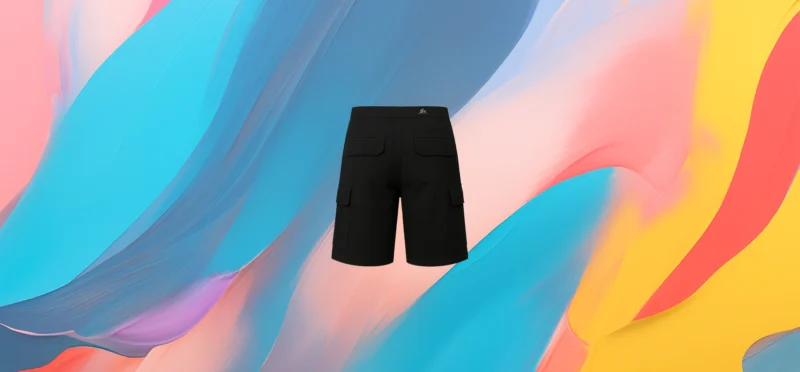 The 25x Black Cargo Shorts - Image 4