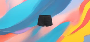 The 25X Dark Wash High-Waist Denim Shorts