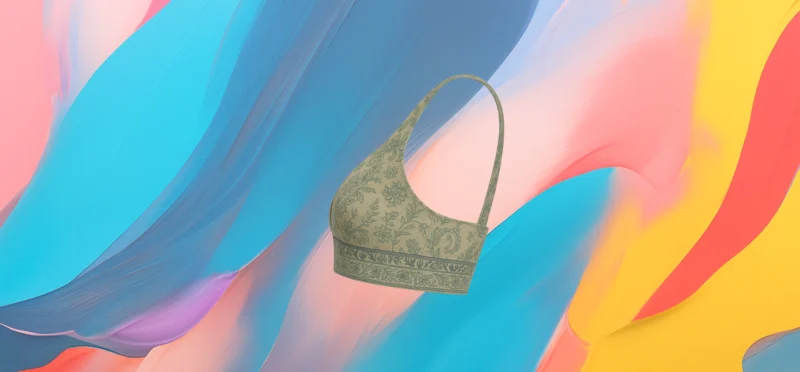 The 25X Verdant Elegance Crop Top - Image 3