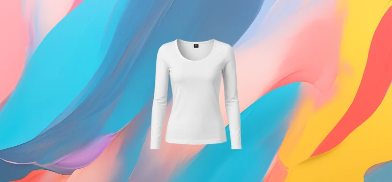 The 25X Women's Long Sleeve Fitted Scoop Neck Tee