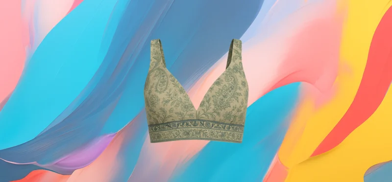 The 25X Verdant Elegance Crop Top